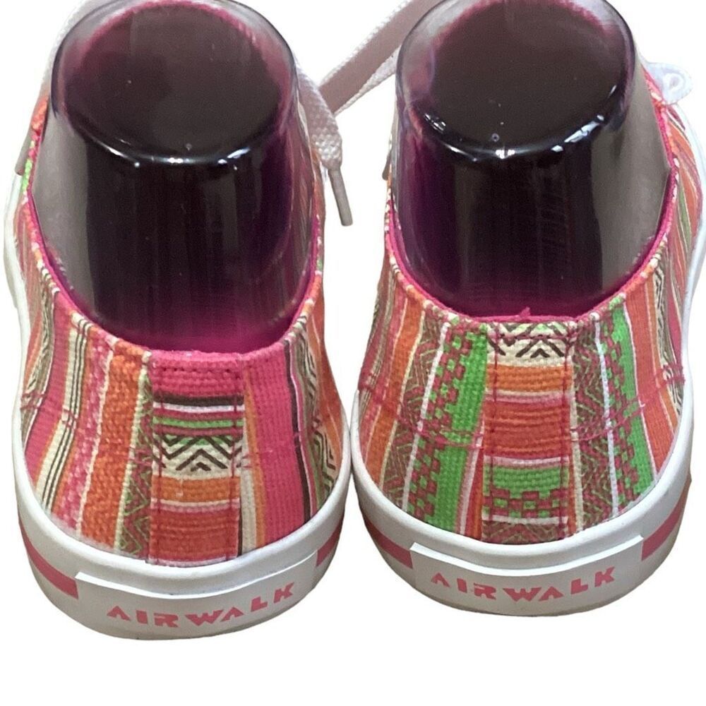AIRWALK Retro Striped Canvas Lace-up Sneakers - Picture 9 of 13